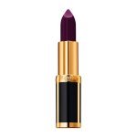 L'Oréal Paris x Balmain 468 Liberation Color Riche Dark Purple Lipstick. Photo - © Courtesy of L'Oréal