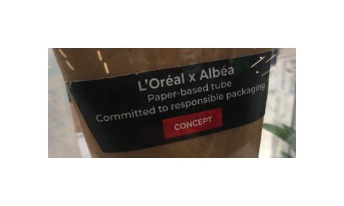 L'Oréal and Albéa create paper-based cosmetic tube