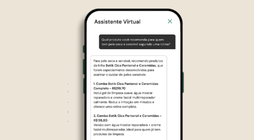 IA do Grupo Boticário recomenda rotinas e ajuda na escolha de presentes